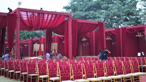 Outdoor banquet area - Kiranshree Grand (Guwahati)