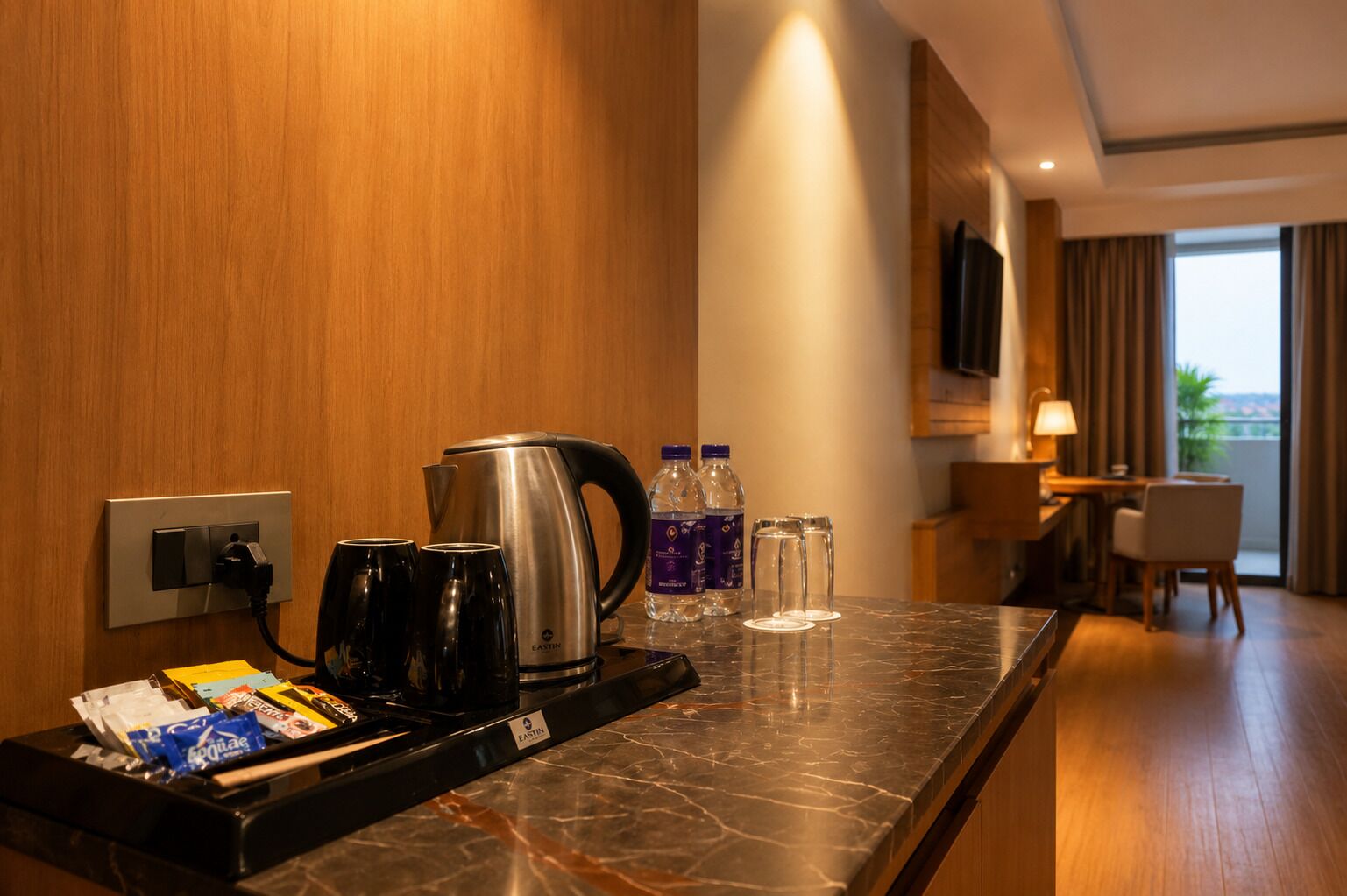 1 habitación, minibar, caja de seguridad en la habitación y escritorio 