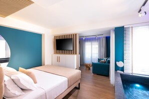 Deluxe-Suite | Zimmersafe, Schreibtisch, schallisolierte Zimmer, Bügeleisen/Bügelbrett