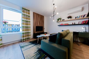 Apartment, 1 Schlafzimmer (Cardamon) | Wohnzimmer | Flachbildfernseher, Netflix