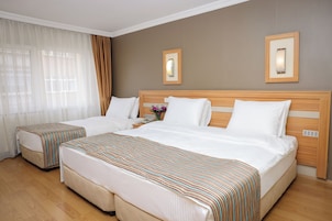 Free minibar, in-room safe, desk, laptop workspace