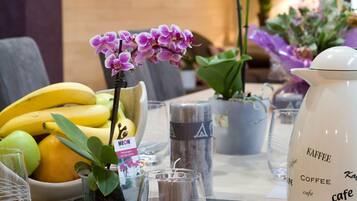 Petit déjeuner continental compris tous les jours