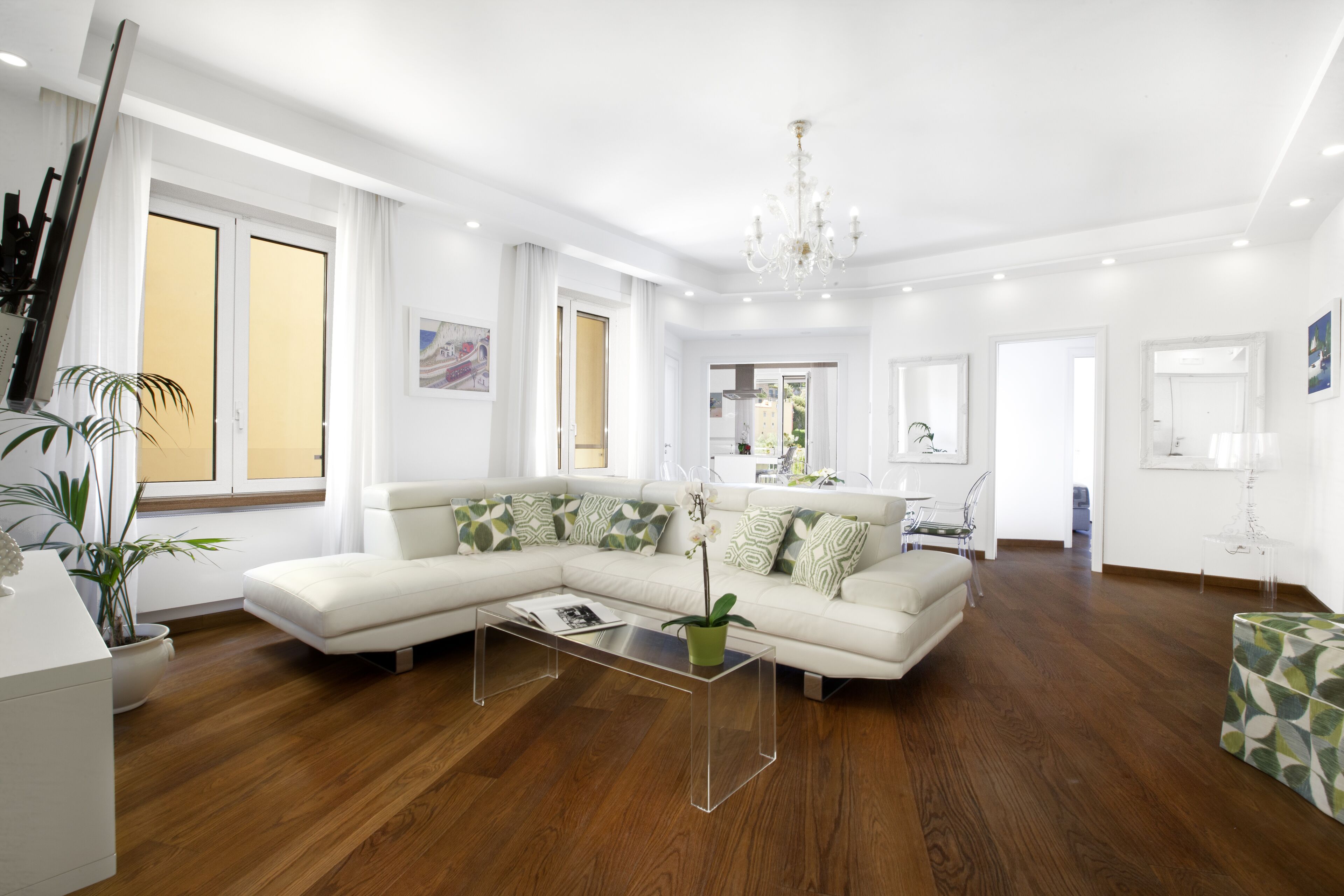 公寓, 3 间卧室 | 起居区 | 平板电视