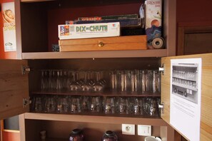 Superior Apartment, 1 Bedroom, Balcony, Mountainside | Private kitchen | Fridge, microwave, oven, stovetop