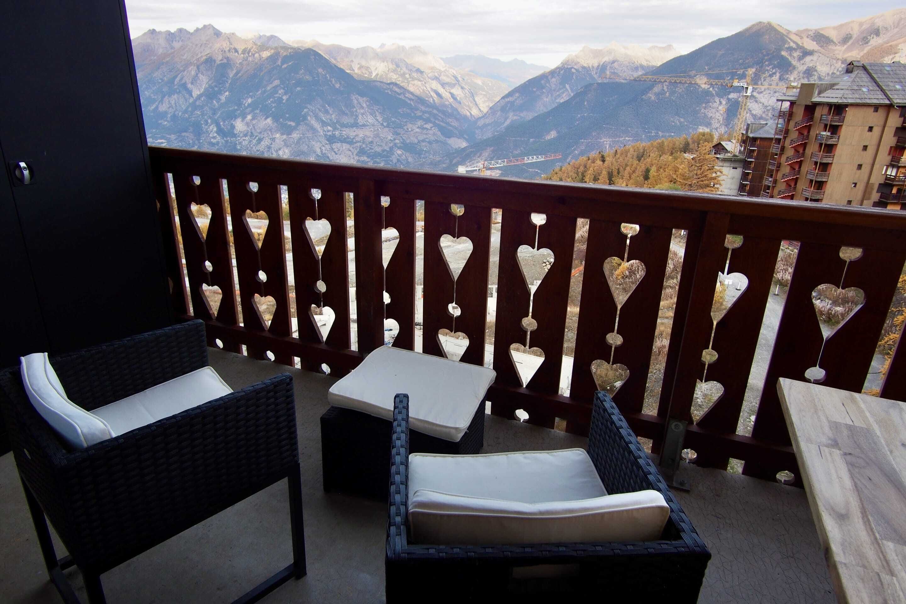 Deluxe maisonnette, 2 slaapkamers, balkon, uitzicht op vallei | Balkon