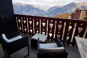 Appartement Duplex Deluxe, 2 chambres, balcon, vue vallée | Balcon