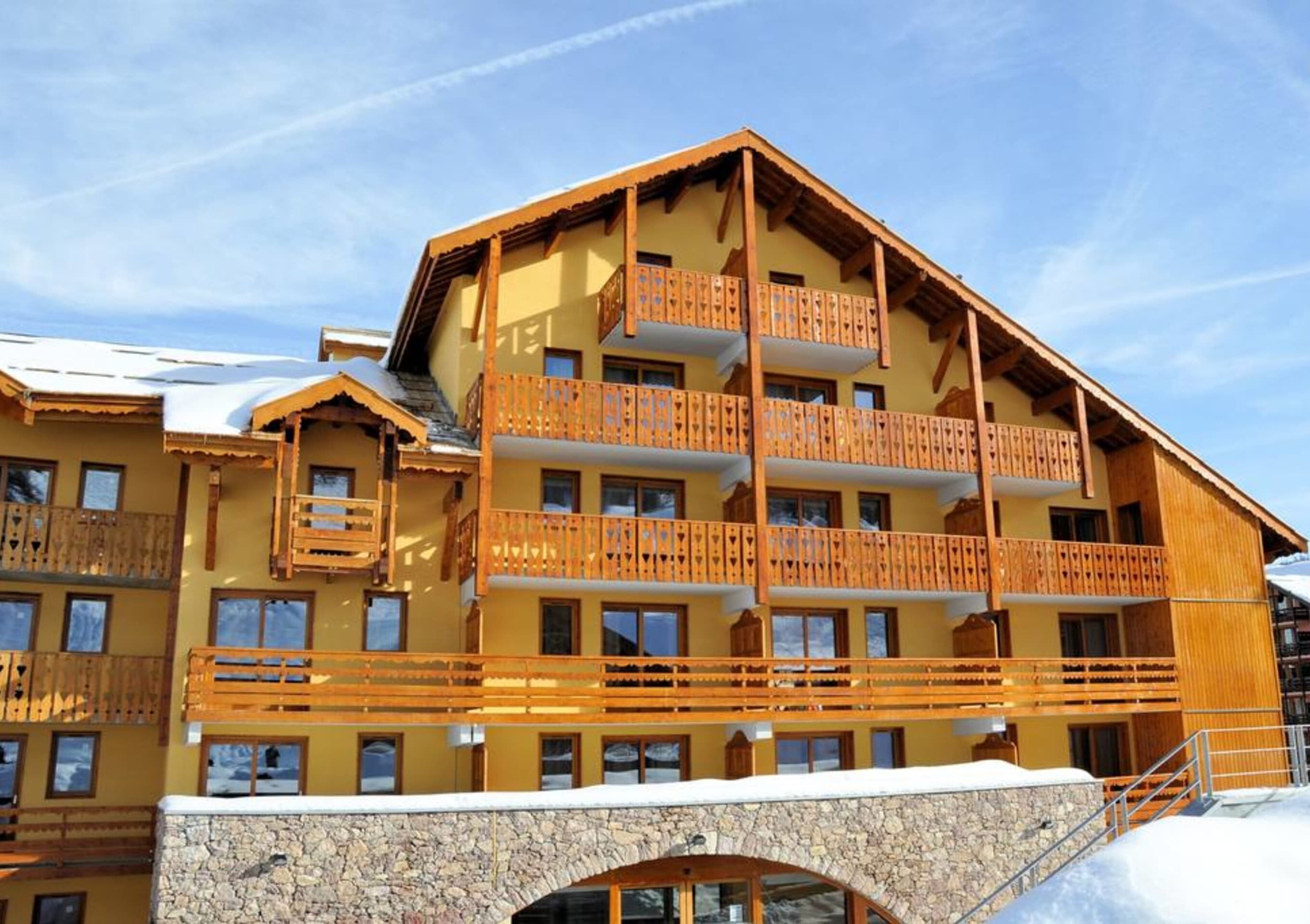 Façade de l’hébergement