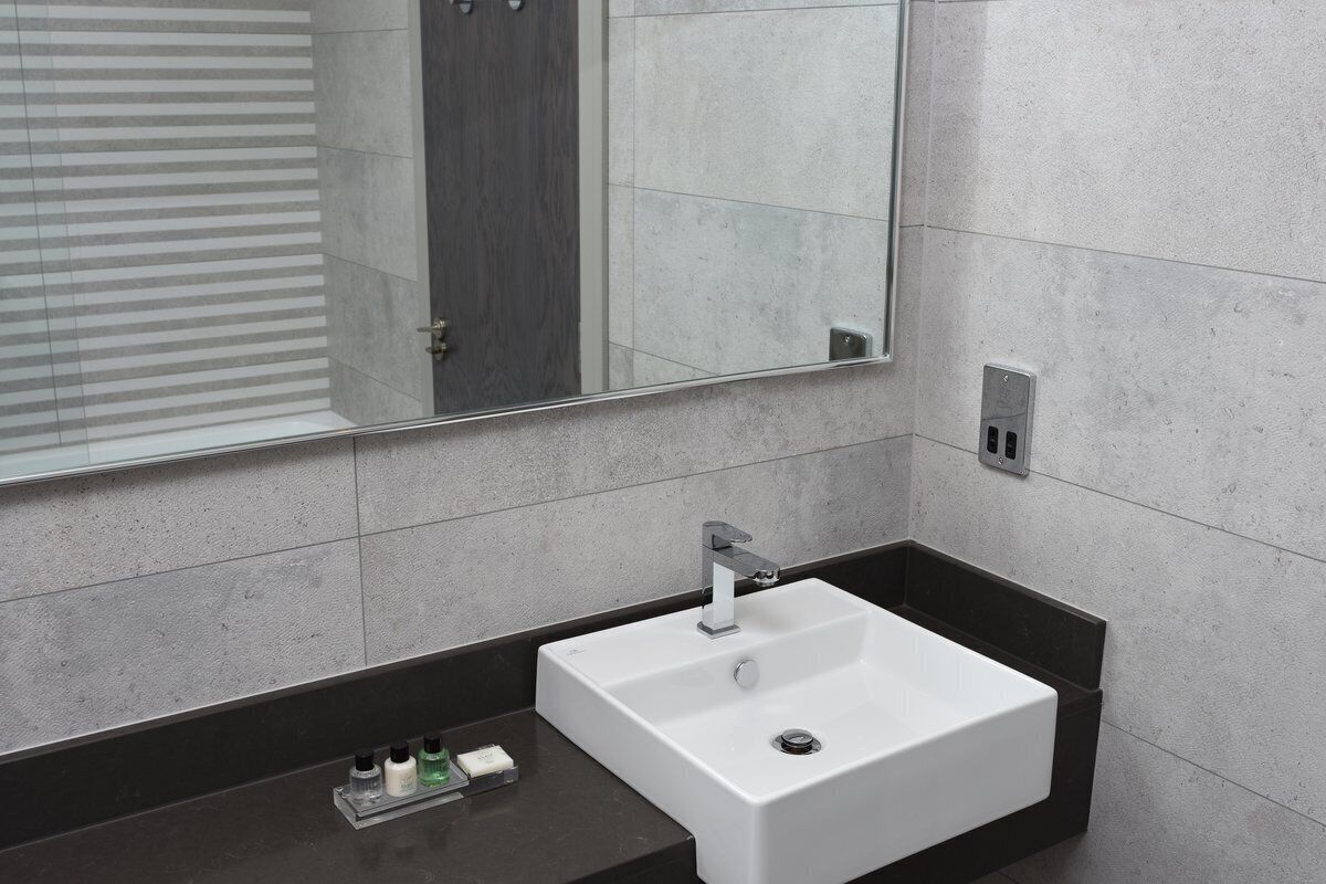 free toiletries, hair dryer, towels, soap