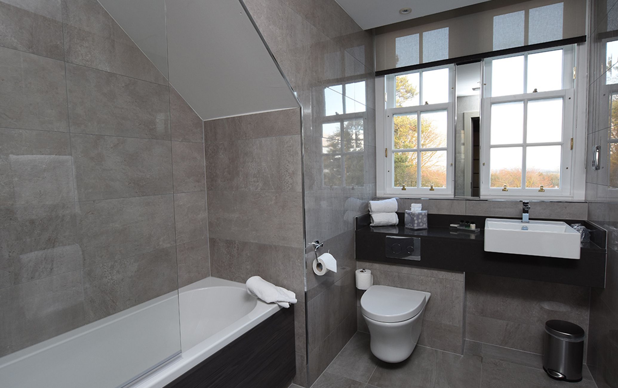 superior double/ twin room | bathroom | free toiletries, hair dryer, towels, soap