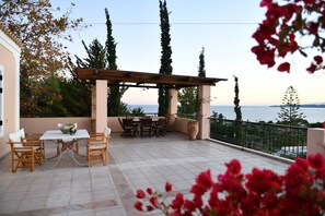 Villa, 4 Bedrooms, Sea View | Terrace/patio