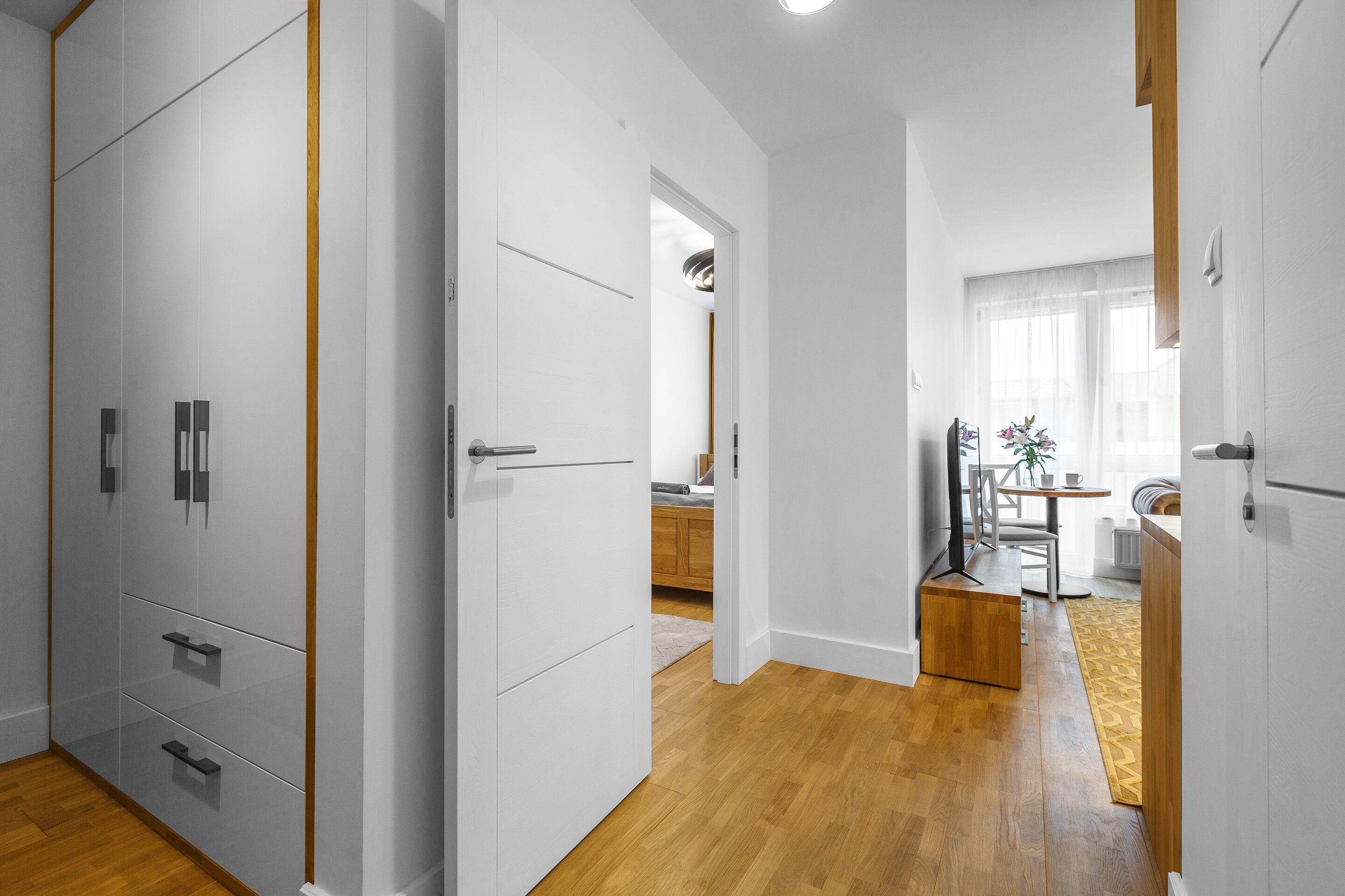 junior apartment, 1 bedroom, balcony | living area | 55-inch flat-screen tv with cable channels, tv, netflix