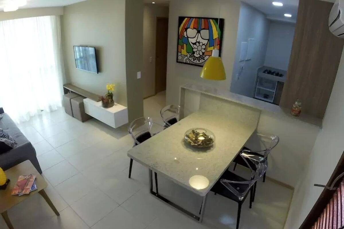 Superior Apartment, 2 Bedrooms, Balcony, Poolside | Living room | Smart TV