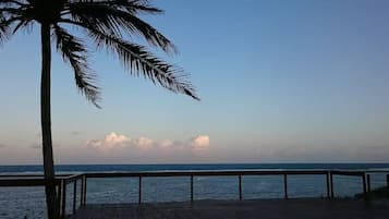 Vue depuis lâhĂ©bergement