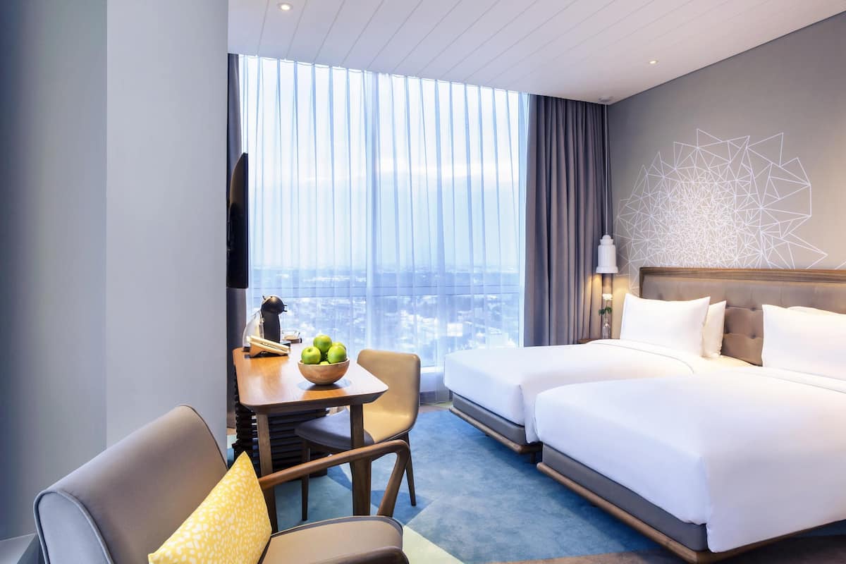 privilege, room, 2 single beds | 1 bedroom, in-room safe, desk, soundproofing