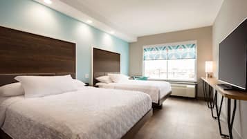Room, 2 Queen Beds | Premium bedding, blackout drapes, iron/ironing board