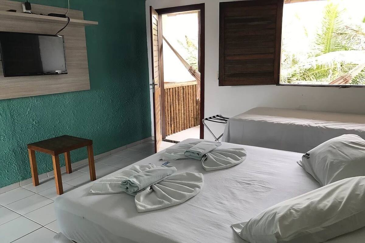 Minibar, extrasängar och gratis wi-fi