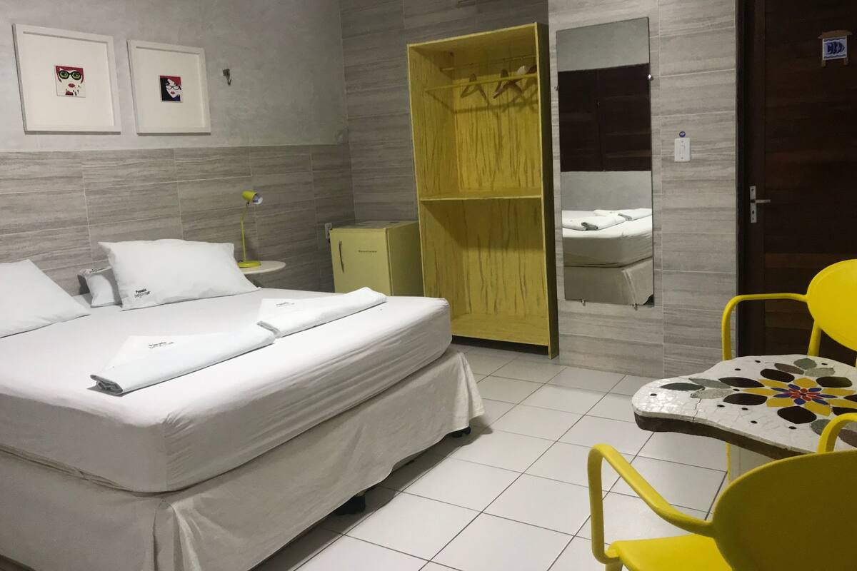 Minibar, extrasängar och gratis wi-fi