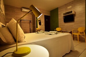 Minibar, extrasängar och gratis wi-fi