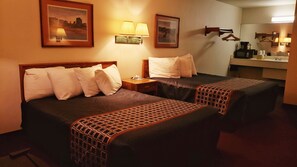 Standard Double Room, 2 Queen Beds | 1 bedroom, premium bedding, desk, blackout curtains