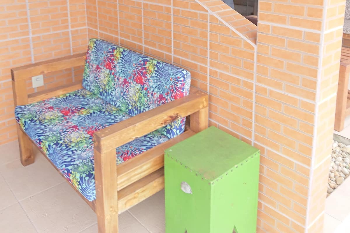 Chambre Double | Coin salon dans le hall