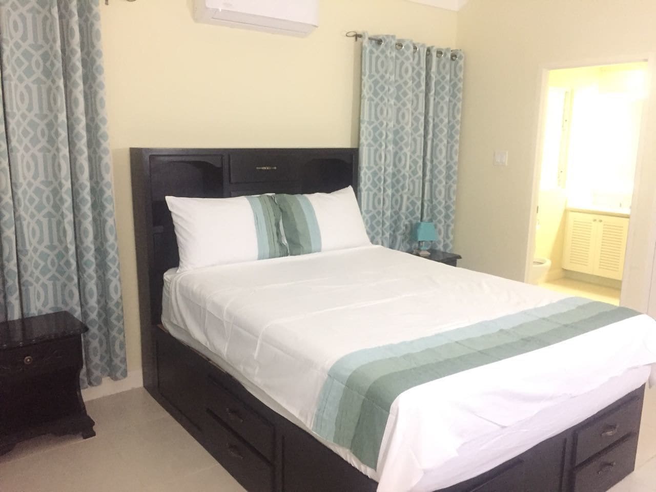 3 habitaciones y sábanas de algodón egipcio 