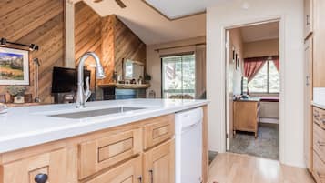 Condo, 2 Bedrooms (Crestview #46 Bldg. B) | Private kitchenette | Fridge, microwave, stovetop, dishwasher