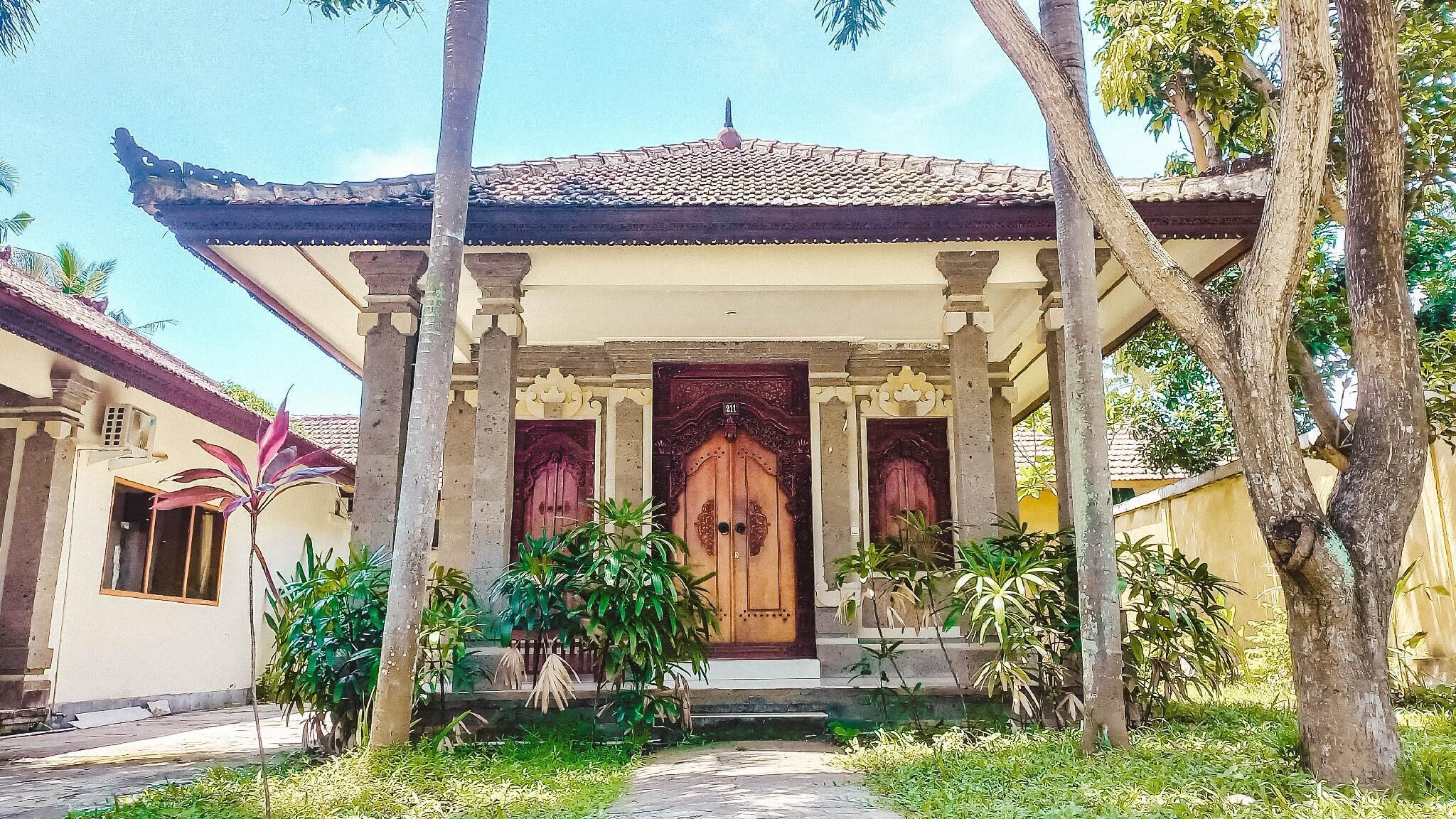 Majoituspaikan julkisivu