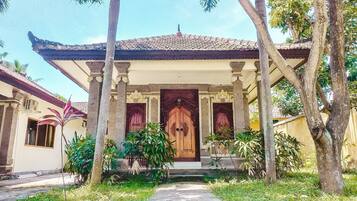 Majoituspaikan julkisivu