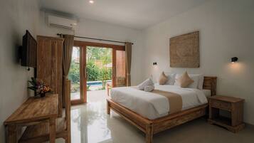 Kamar Double Deluks | Meja kerja, Wi-Fi gratis, dan seprai linen