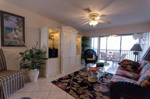 TV, DVD player, table tennis, books