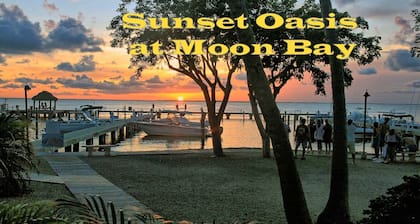 Sunset Oasis en el Moon Bay-perfecta ubicación adosado, vista a la bahía