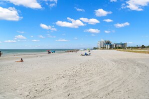 On the beach