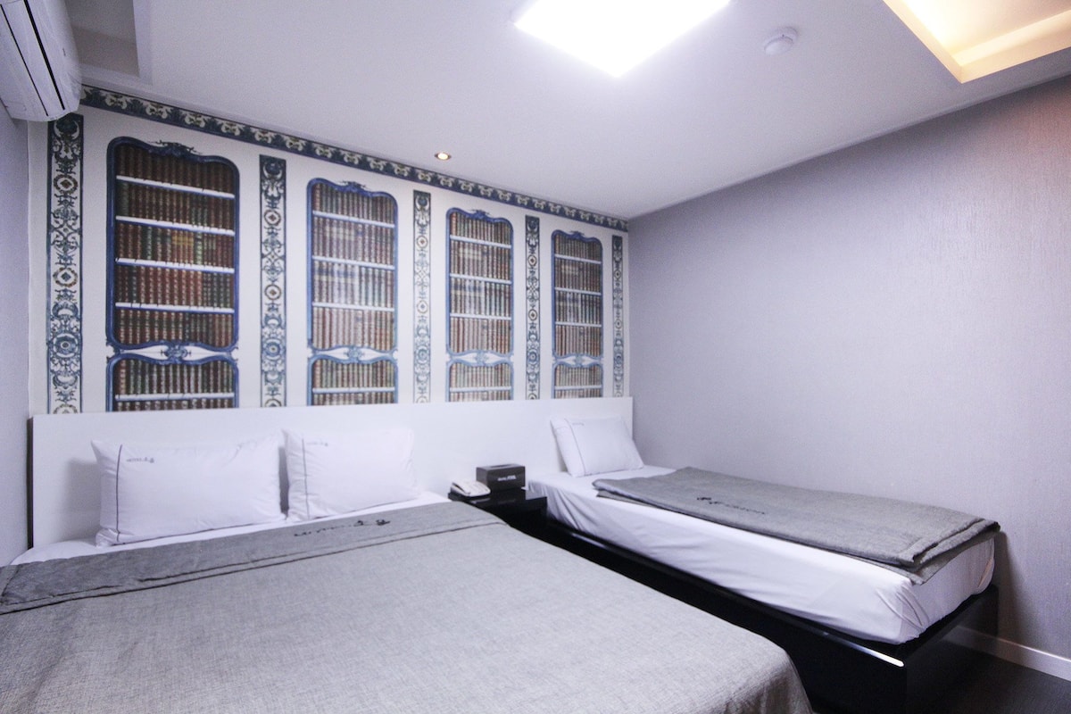 Habitación con 2 camas individuales (B) | Wifi gratis