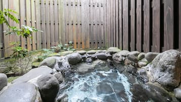 -UGUISU- Japanese Style Room with Indoor and Open-air Bath, Non Smoking | Bathroom | Rainfall showerhead, free toiletries, hair dryer, bathrobes