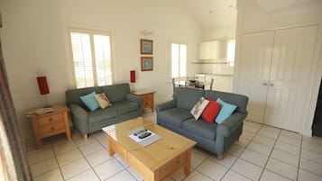 Family Spa A | 2 bedrooms, premium bedding, pillow-top beds, individually decorated