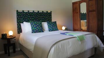 Deluxe Double Room, Ensuite, Poolside (Room5) | Egyptian cotton sheets, premium bedding, in-room safe, desk