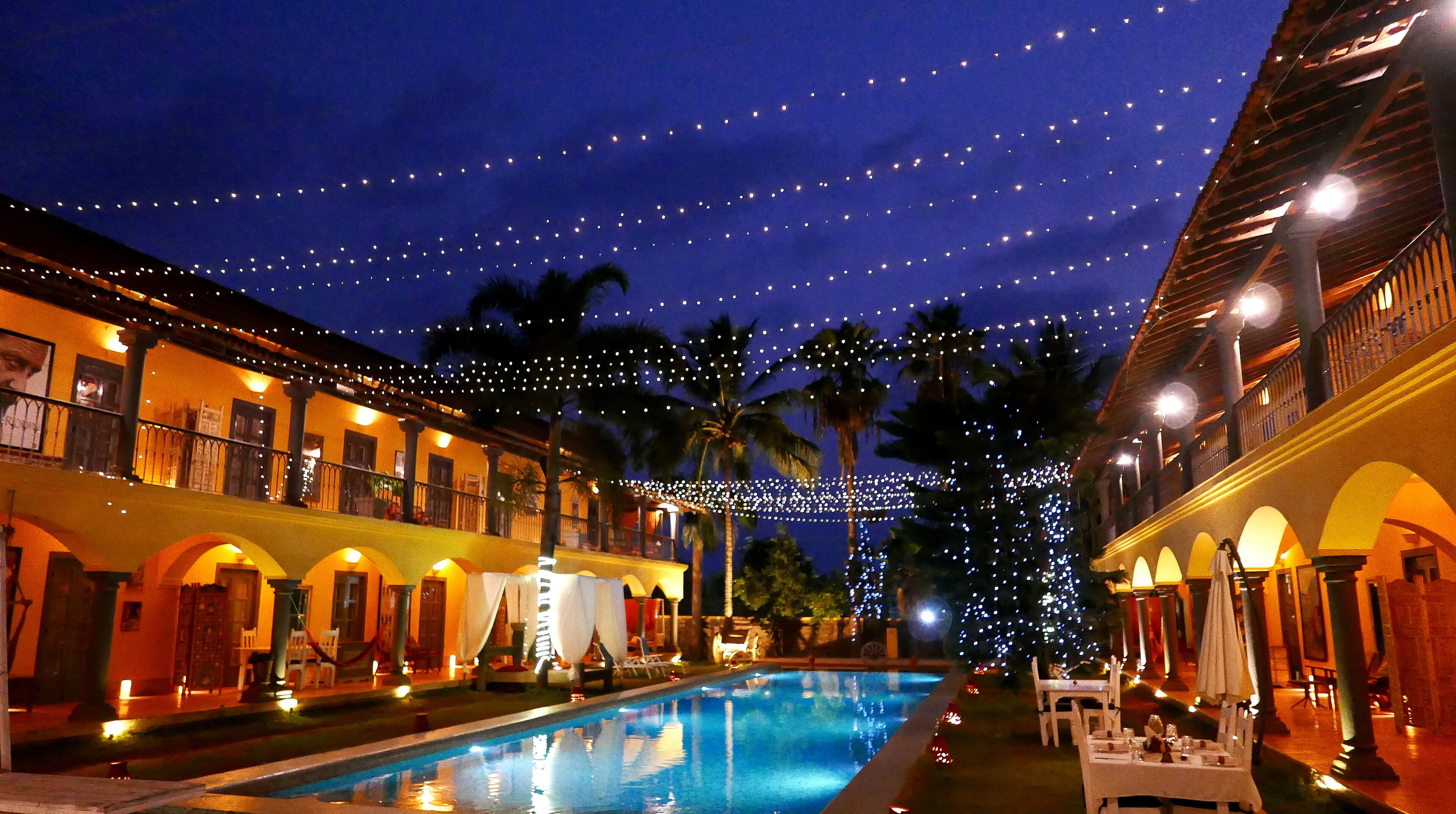 Front of property - evening/night