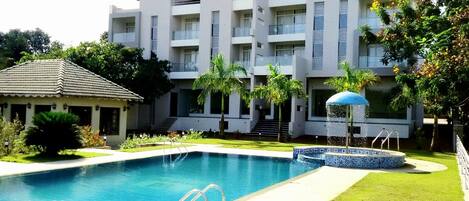 Fassade der Unterkunft