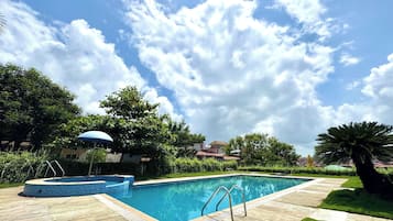 Indoor pool, outdoor pool