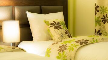 1 slaapkamer, luxe beddengoed, een kluis op de kamer, geluiddichte muren