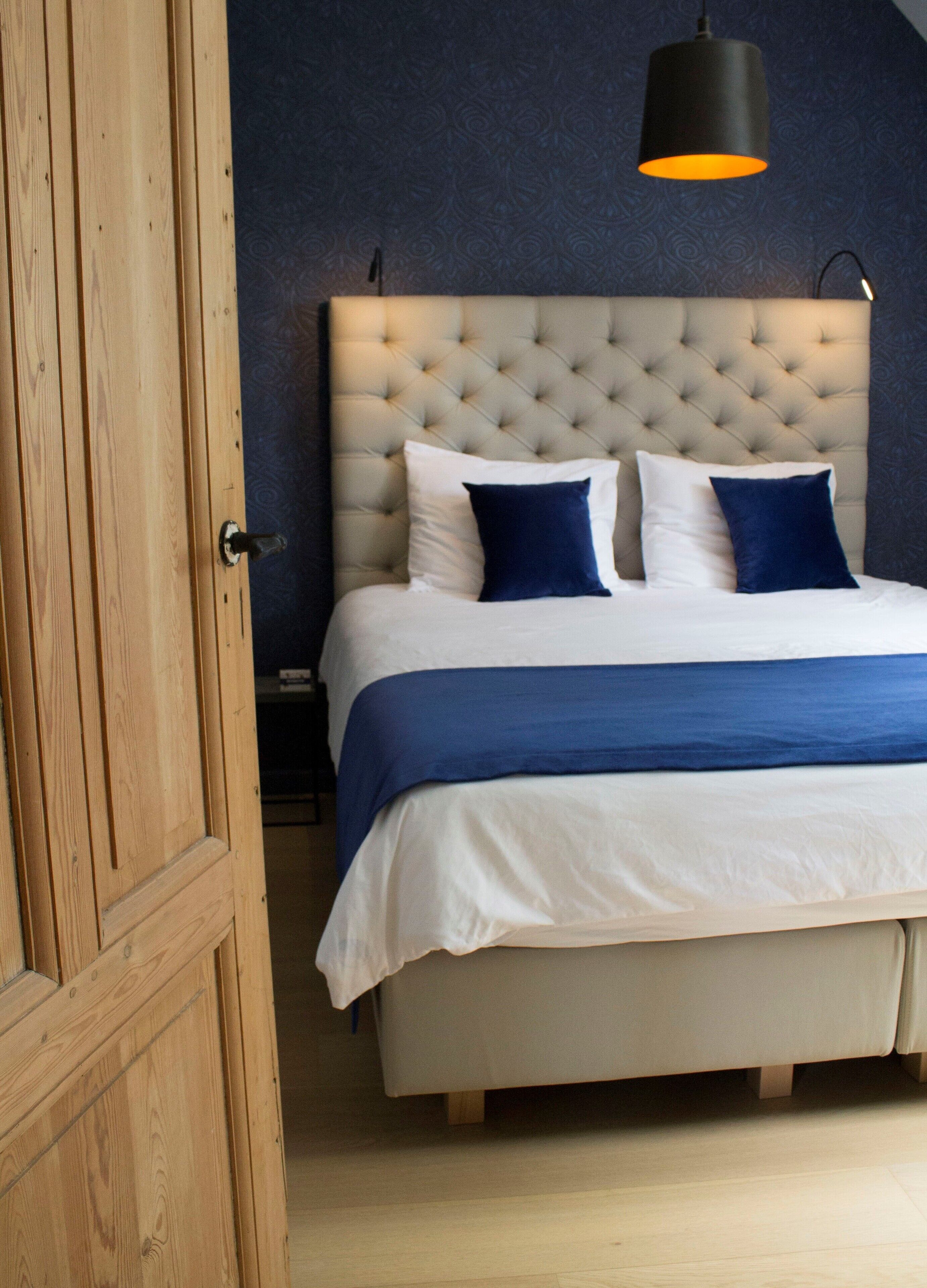 Deluxe tweepersoonskamer | 1 slaapkamer, luxe beddengoed, Select Comfort-bedden, een minibar