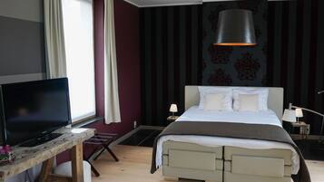 1 slaapkamer, luxe beddengoed, Select Comfort-bedden, een minibar