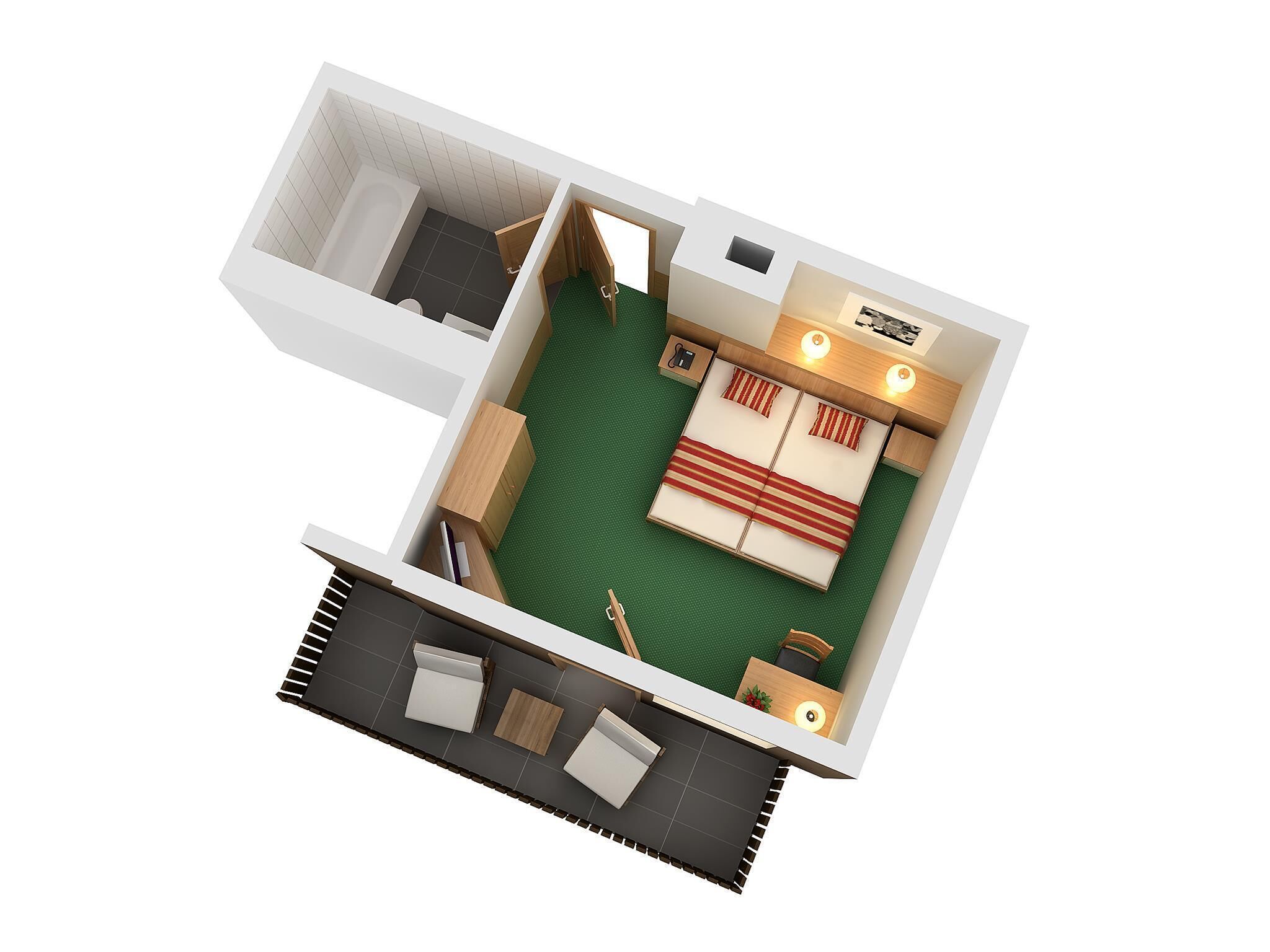 hypo-allergenic bedding, down duvets, in-room safe, soundproofing