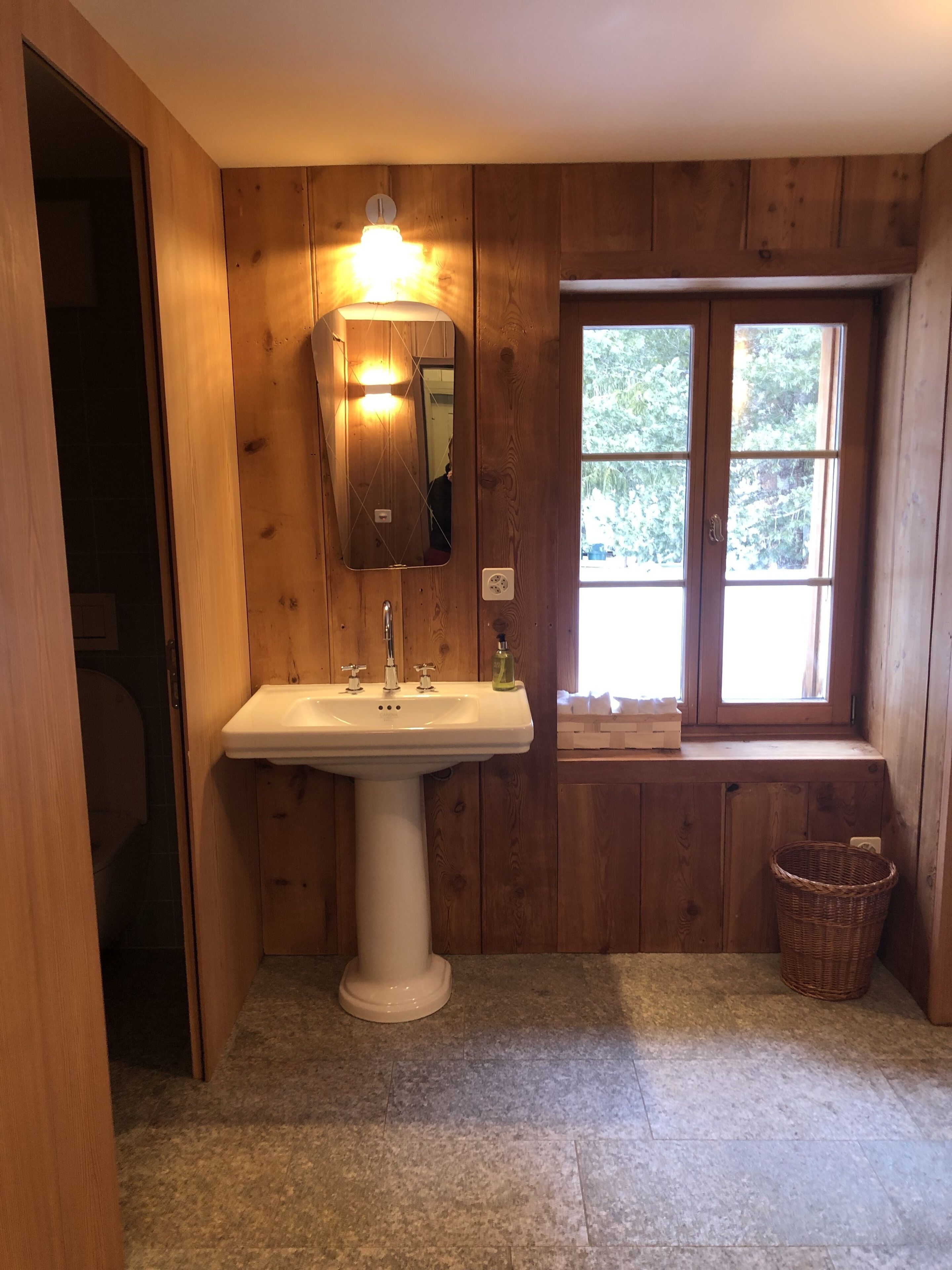 Shower, hair dryer, bathrobes, towels