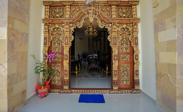 ทางเข้าที่พัก