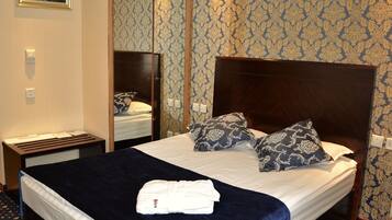 Standard Double Room | Premium bedding, minibar, in-room safe, desk