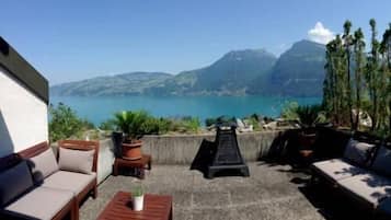 Udsigt fra overnatningsstedet