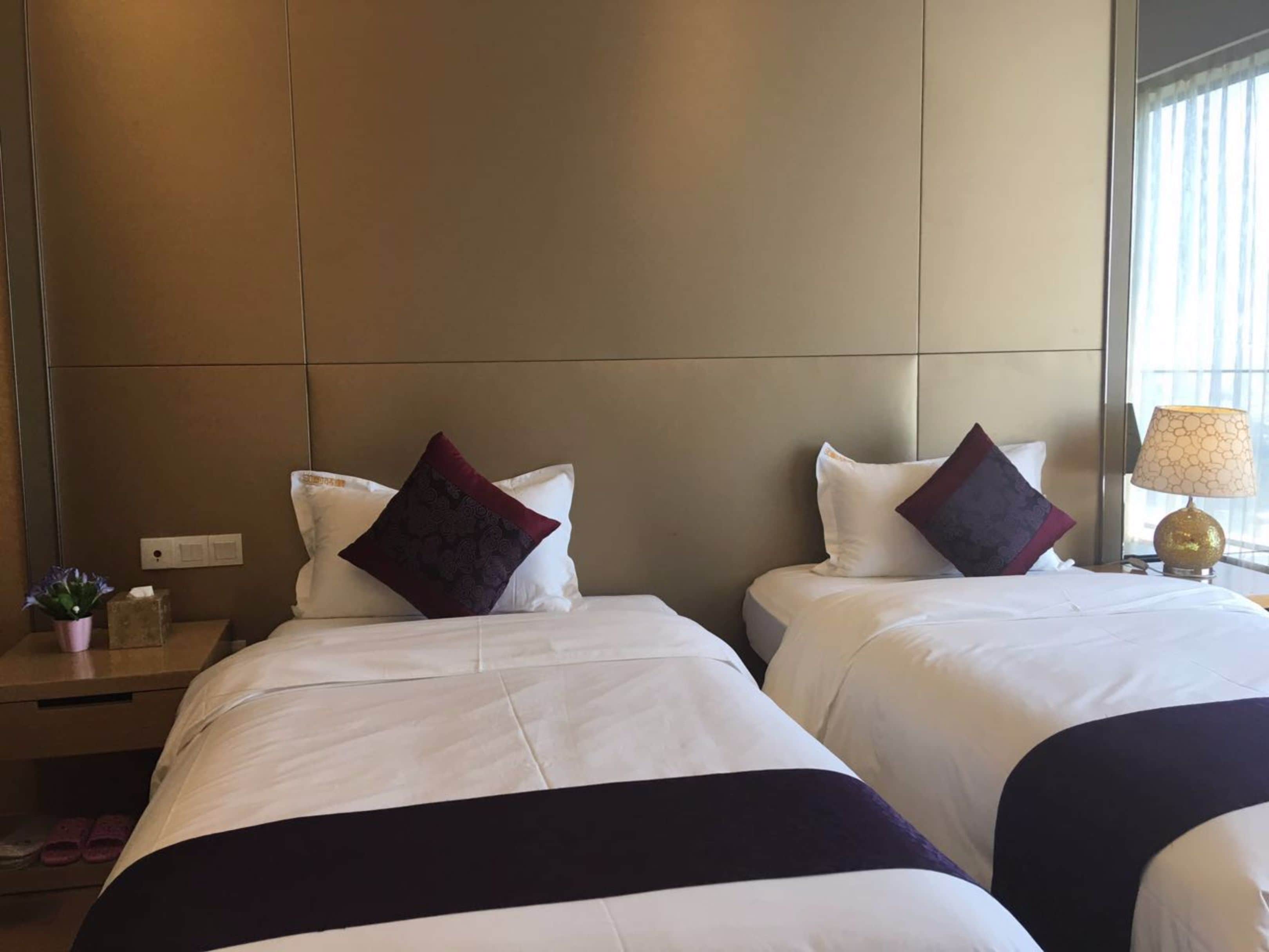 Desk, blackout curtains, free WiFi, bed sheets
