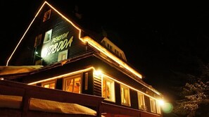 Front of property - evening/night