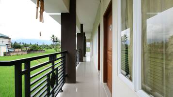 Blick von der Unterkunft